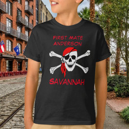 Camiseta Savannah GA Pirate First Mate