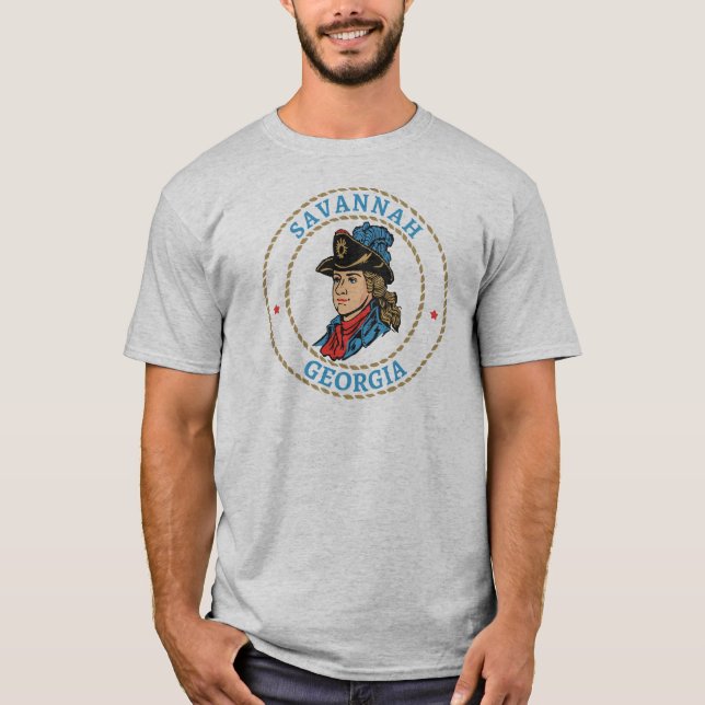 Camiseta Savannah Georgia Colonial (Anverso)