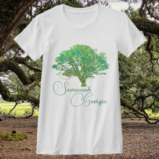 Camiseta Savannah Georgia Encantando el roble en vivo (Subido por el creador)