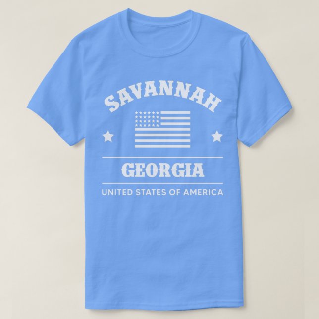 Camiseta Savannah Georgia USA (Diseño del anverso)