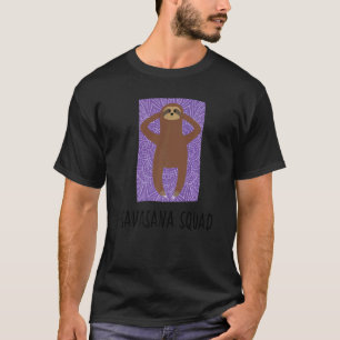 Camiseta Savasana Squad Practicante Instructor Perezoso Yog