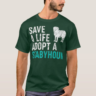 Camiseta Save a Life adopta un rescate de perro Stabyhoun D