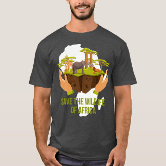 Camiseta Save Africa Africa Map