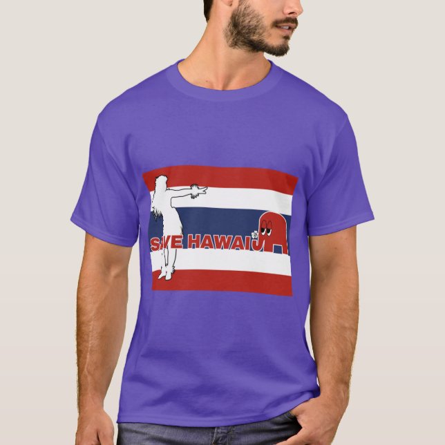 Camiseta Save Hawaii and Vote Republican (Anverso)