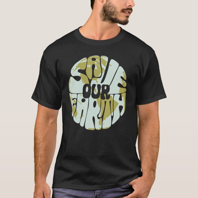Camiseta Save our Earth Climate Change 2 (Anverso)