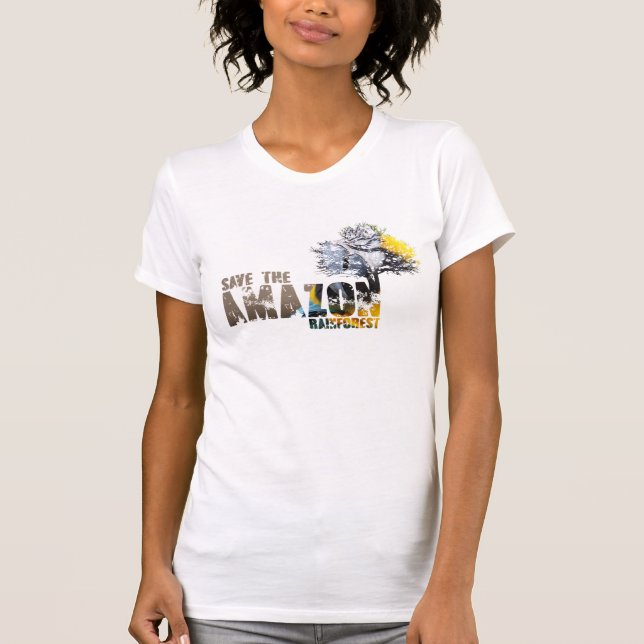 Camiseta Save The Amazon Rainforest (Anverso)