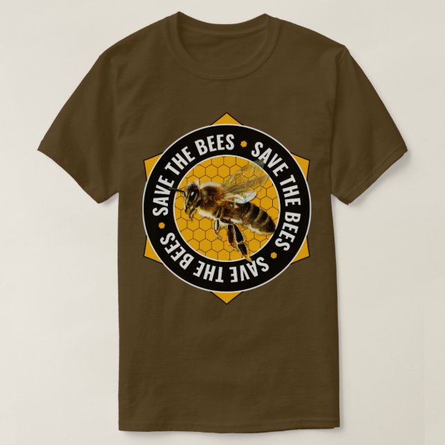 Camiseta Save the Bees Environment Activist (Diseño del anverso)