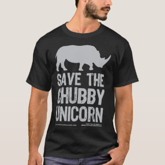 Camiseta Save The Chubby Unicorn - Grey Classic T-Shirt