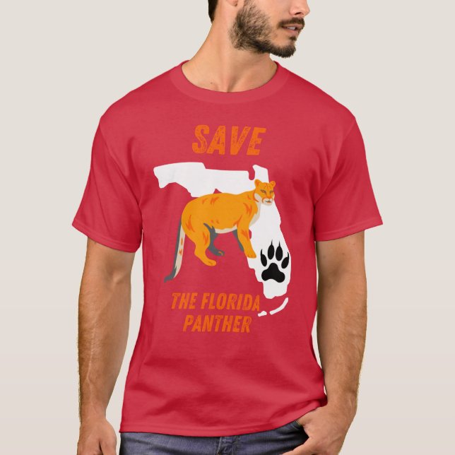 Camiseta Save The Florida Panther (Anverso)