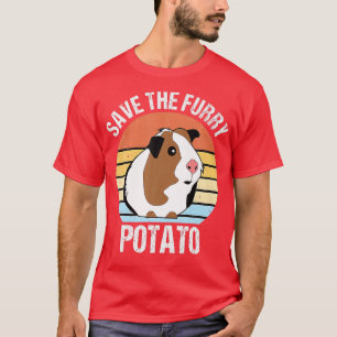 Camiseta Save The Furry Potato Funny Guinea Pig