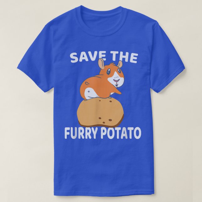 Camiseta Save The Furry Potato  Guinea Pig  (Diseño del anverso)