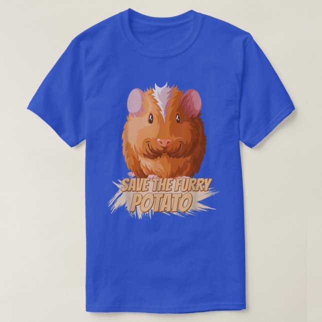 Camiseta Save The Furry Potato Guinea Pig Sarcastic Funny 5 (Diseño del anverso)