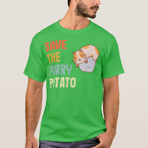 Camiseta Save The Furry Potato Hamster Sweet Hamster Motif
