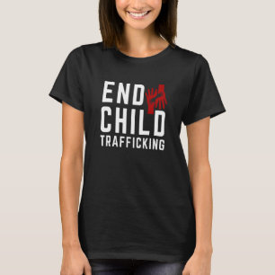 Camiseta Save The Kids End Child Trafficking Stop Human Tra