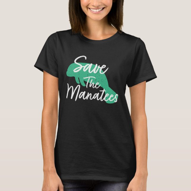 Camiseta Save The Manatees (Anverso)