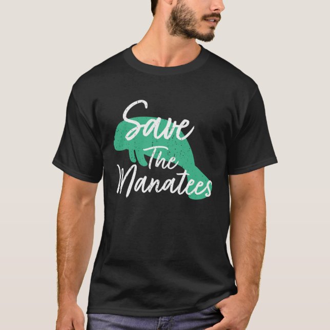 Camiseta Save The Manatees (Anverso)