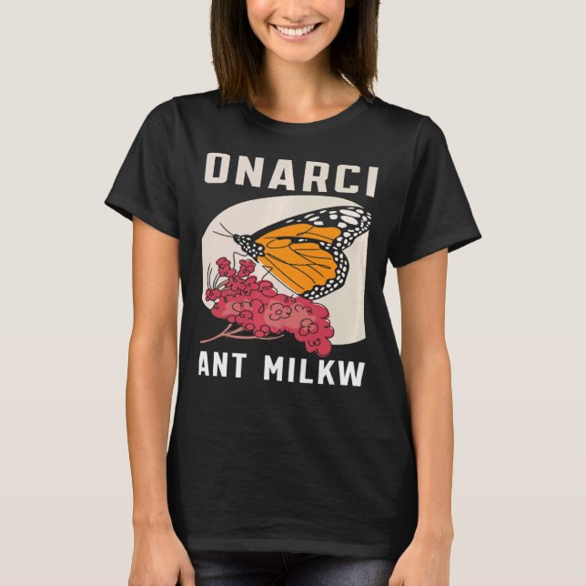 Camiseta Save The Monarchs Plant Milkweed Butterfly Nature  (Anverso)
