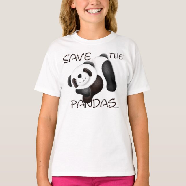 Camiseta Save The Pandas T-Shirt (Anverso)