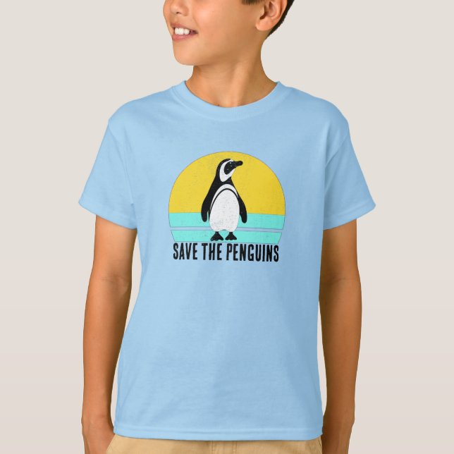 Camiseta Save The Penguins (Anverso)