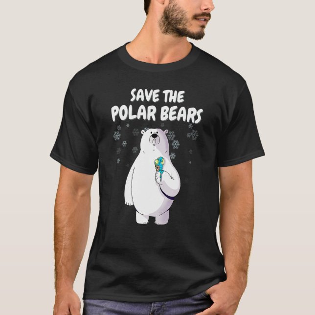 Camiseta Save The Polar Bears (Anverso)