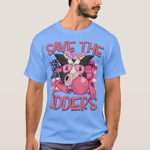 Camiseta Save the Udders Bremner Cancer Awareness Warrior C