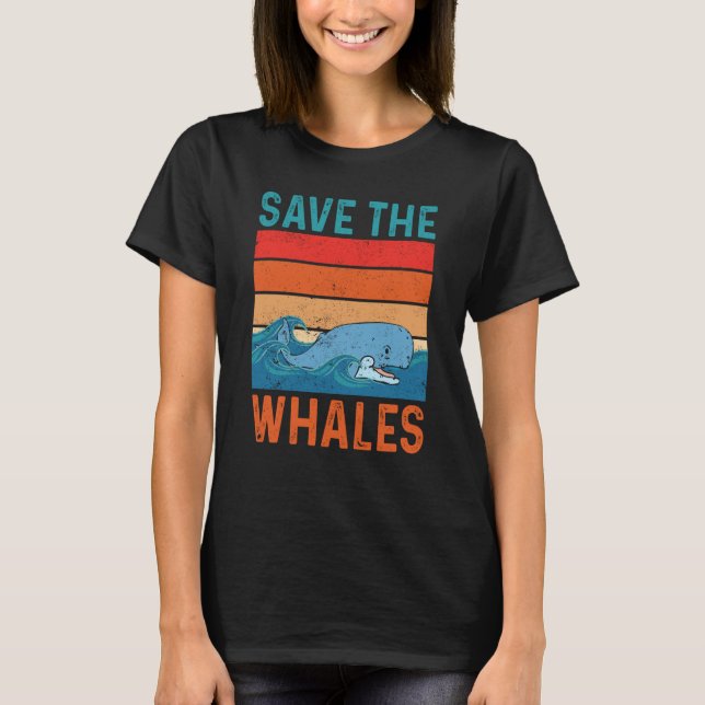 Camiseta Save The Whales (Anverso)