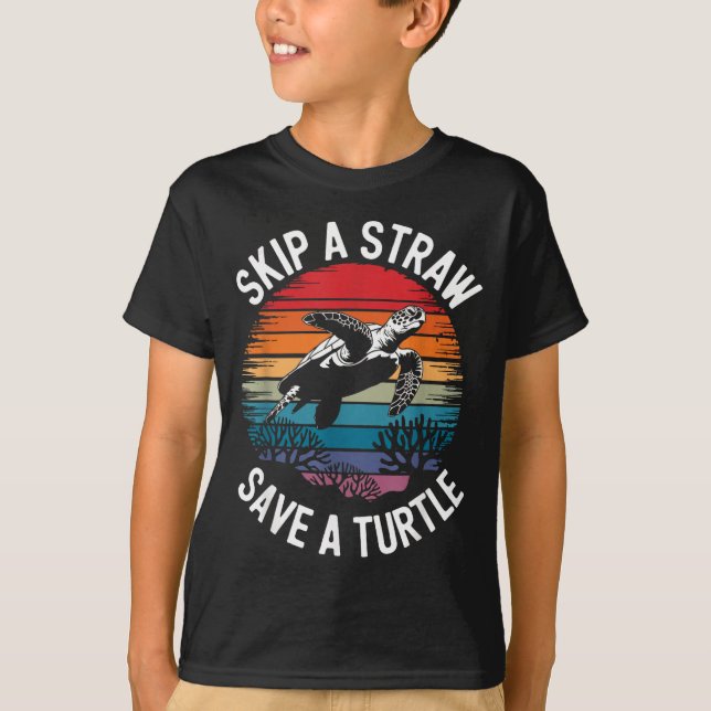 Camiseta Save Turtles Sea Ocean Turtle Shirt  (Anverso)