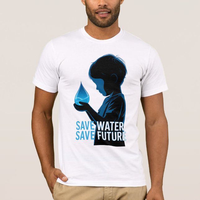 Camiseta Save Water Save Future (Anverso)