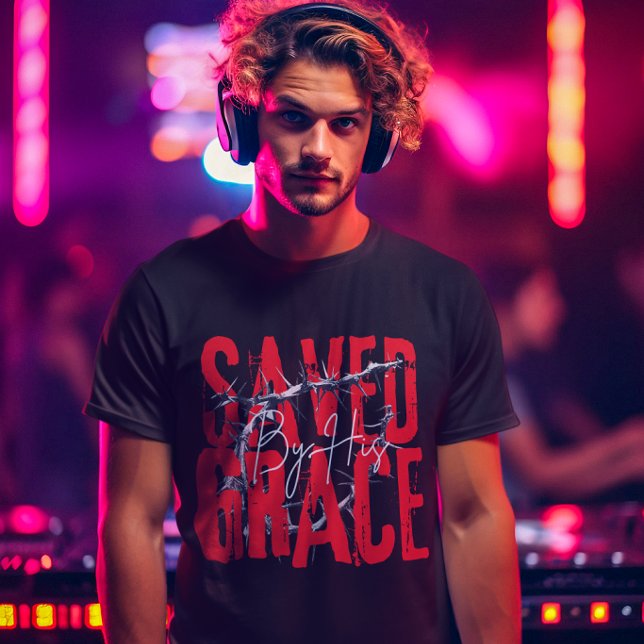 Camiseta Saved by Grace - Believers Bible verse Scripture (Subido por el creador)