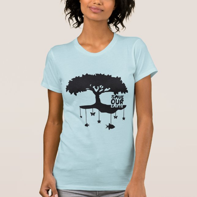 Camiseta saveourearth (Anverso)