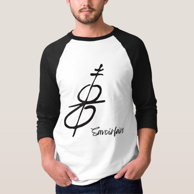 Camiseta Savoir Faire 3/4 Sleeve Raglan T-Shirt (Anverso)
