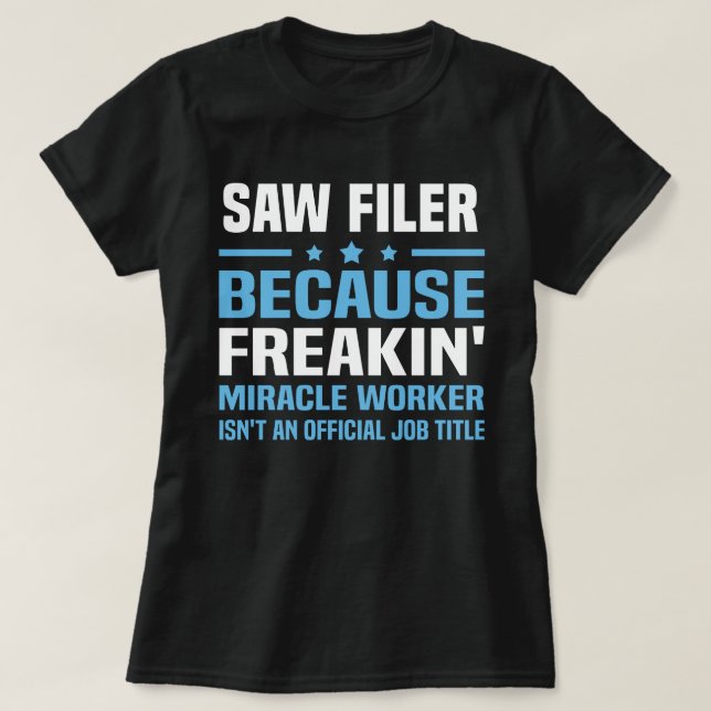 Camiseta Saw Filer (Diseño del anverso)