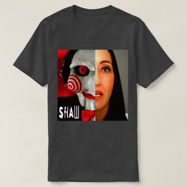 Camiseta Saw/Shaw (Diseño del anverso)