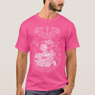 Camiseta Sawadee Tailandés Tradicional Sak Yant Tigres Geme