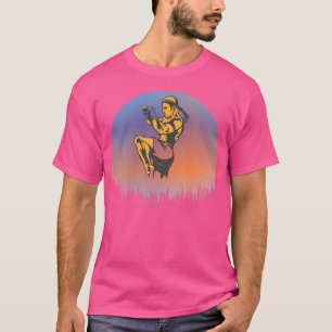 Camiseta Sawadee Thai Tradicional Sak Yant Tigre gemelo Tai