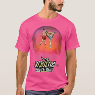 Camiseta Sawadee Thai Tradicional Sak Yant Tigre gemelo Tai