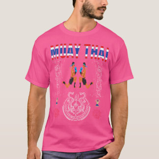 Camiseta Sawadee Thai Tradicional Sak Yant Tigre gemelo Tai