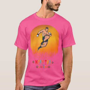 Camiseta Sawadee Thai Tradicional Sak Yant Tigre gemelo Tai