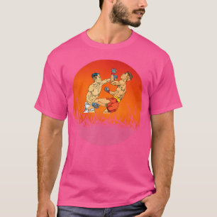 Camiseta Sawadee Thai Tradicional Sak Yant Tigre gemelo Tai