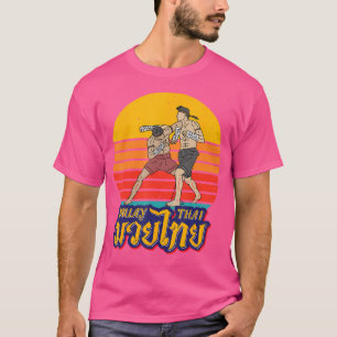 Camiseta Sawadee Thai Tradicional Sak Yant Tigre gemelo Tai