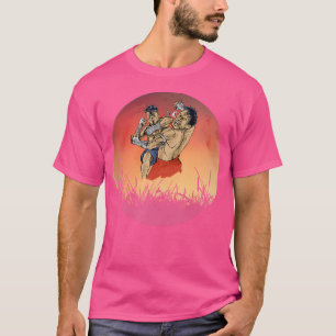 Camiseta Sawadee Thai Tradicional Sak Yant Tigre gemelo Tai