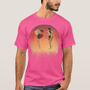Camiseta Sawadee Thai Tradicional Sak Yant Tigre gemelo Tai