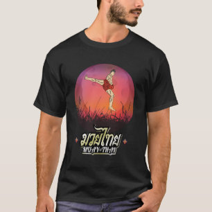 Camiseta Sawadee Thai Tradicional Sak Yant Tigre gemelo Tai