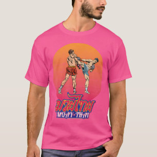 Camiseta Sawadee Thai Tradicional Sak Yant Tigre gemelo Tai