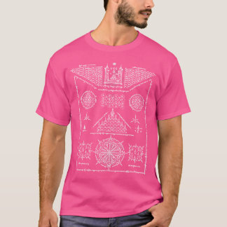 Camiseta Sawadee Thai tradicional Sak Yant Tigres gemelos t