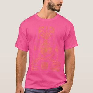 Camiseta Sawadee Thai tradicional Sak Yant Tigres gemelos t