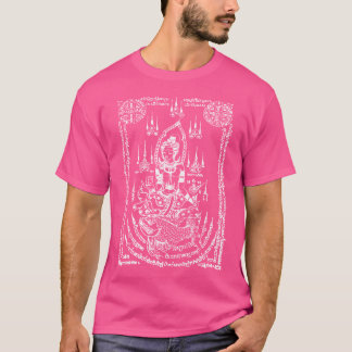 Camiseta Sawadee Thai tradicional Sak Yant Tigres gemelos t
