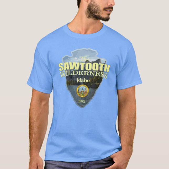 Camiseta Sawtooth Wilderness arrowhead (Anverso)