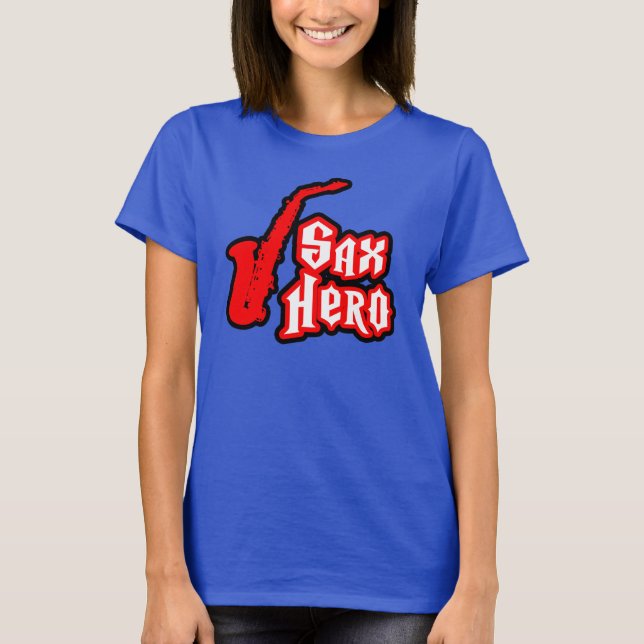 Camiseta Sax Héroe (Anverso)