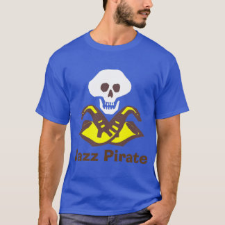 Camiseta Sax Pirate, música de jazz